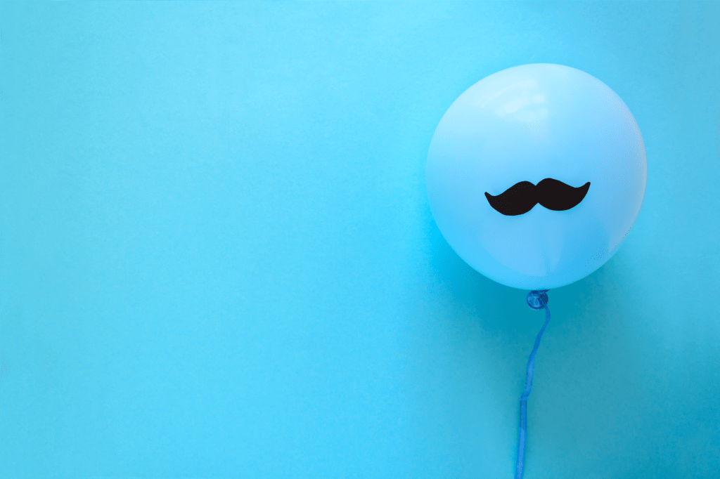 movember mustache balloon